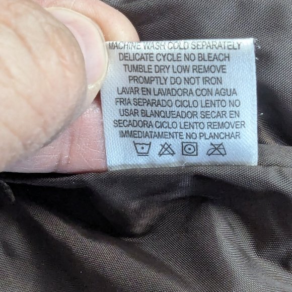 Roper Puffer Vest Size XL 14 Youth Orange Brown Lining - Picture 13 of 16